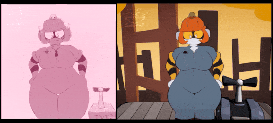[Here is an example of what an AniMATIC and Animation look like side by side...]